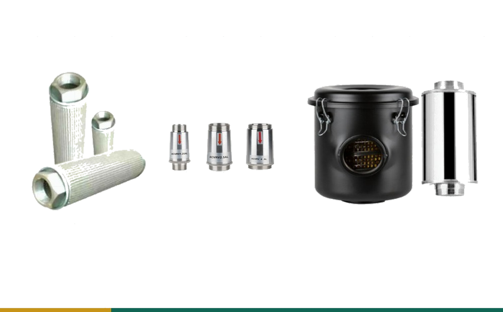 Vacuum pump accessories and service item photos