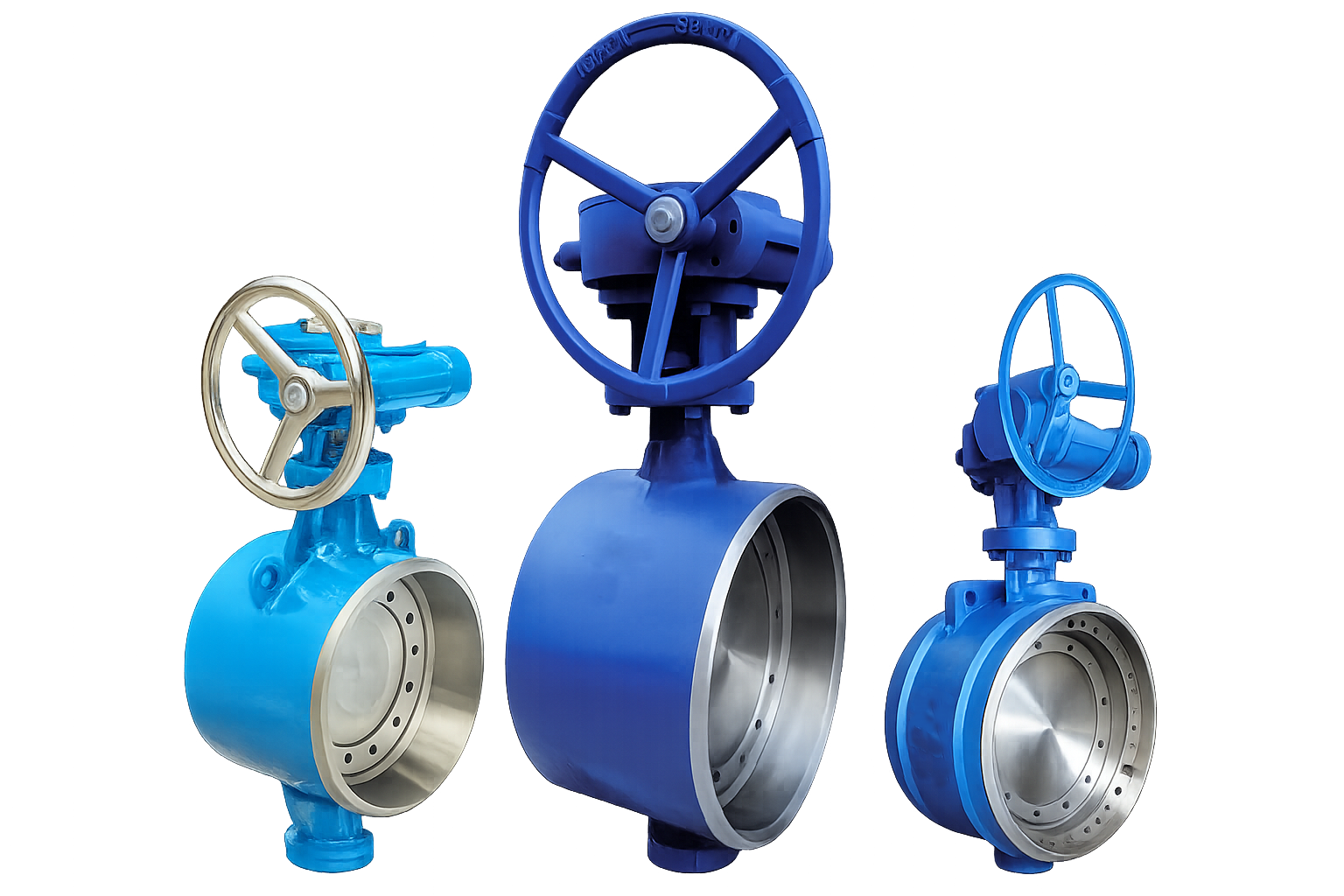 Butt welding triple offset butterfly valve product photo