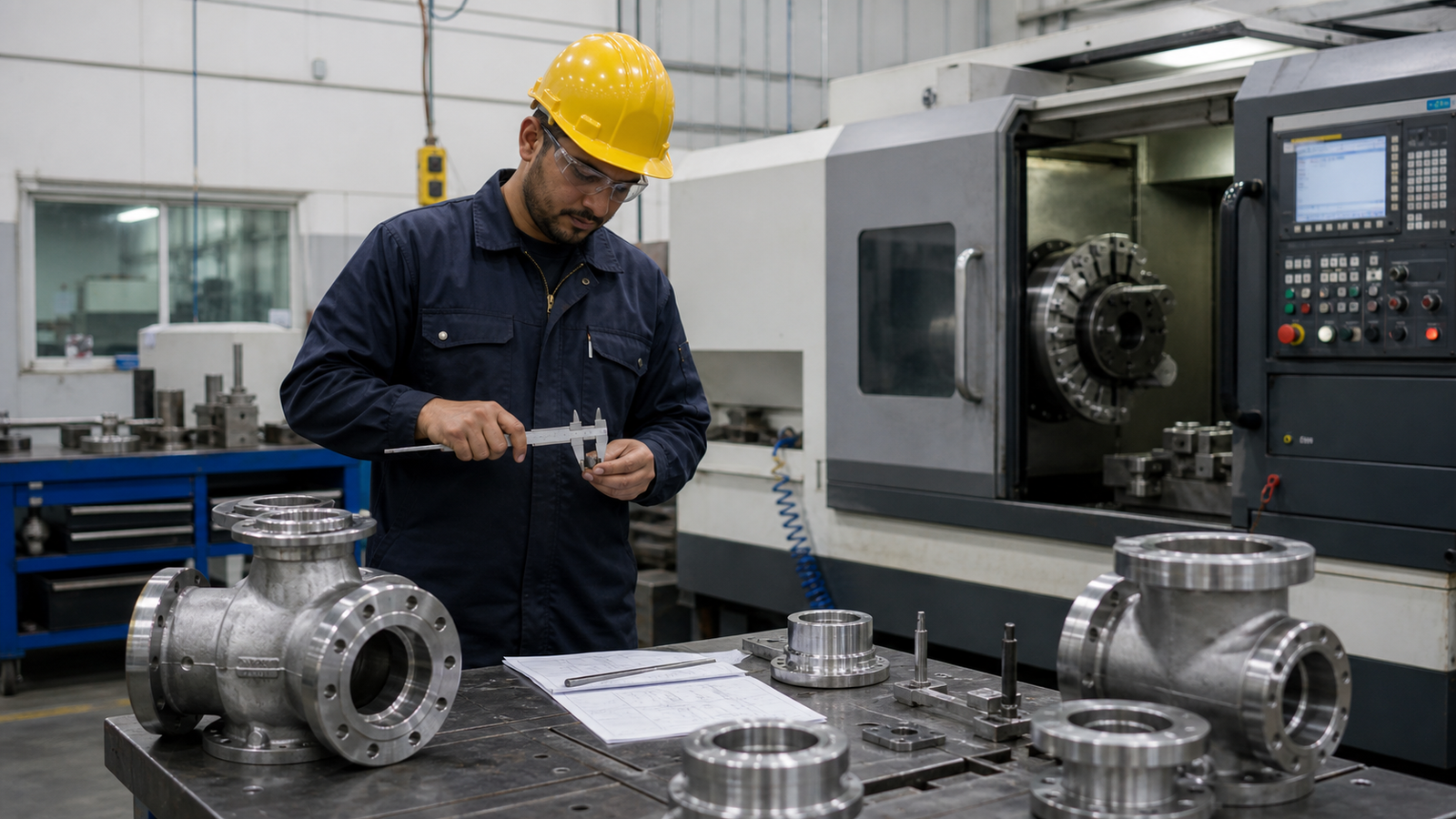 Manufacturing inspection and machining capability