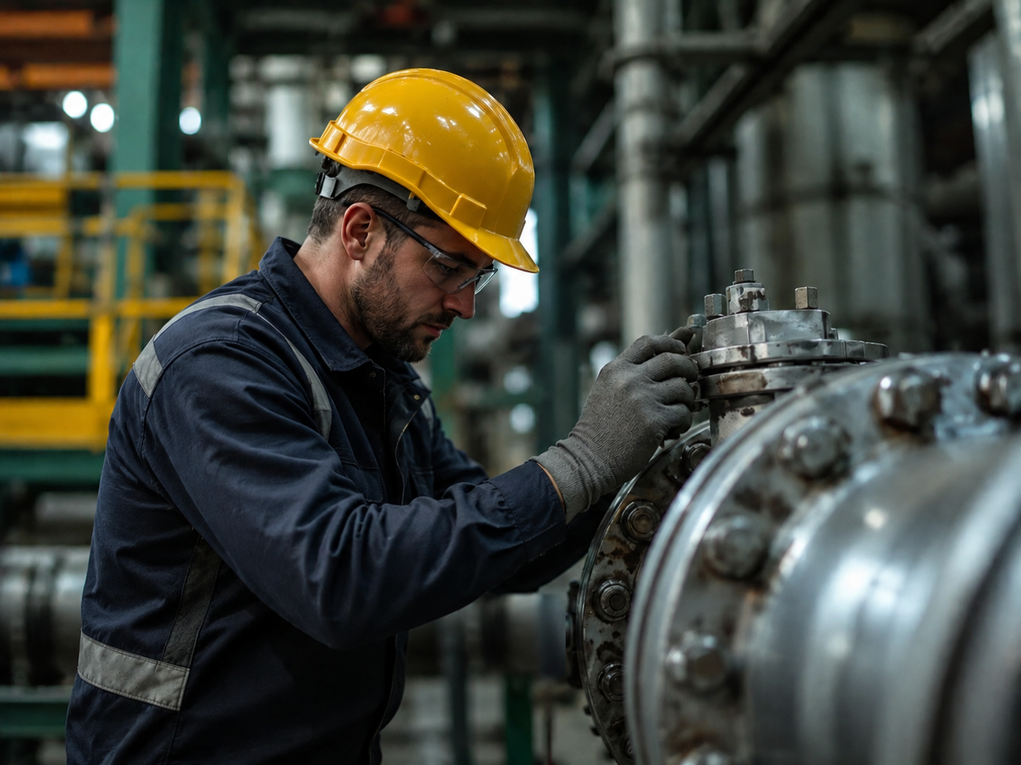 Pressure seal gate valve service work